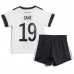 Tyskland Leroy Sane #19 Replika Babykläder Hemma matchkläder barn VM 2022 Korta ärmar (+ Korta byxor)